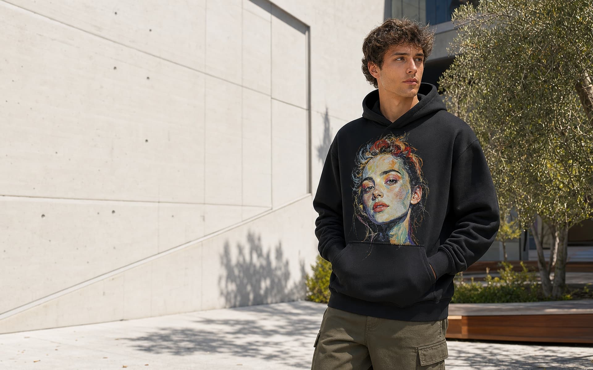 Custom photo hoodie product preview