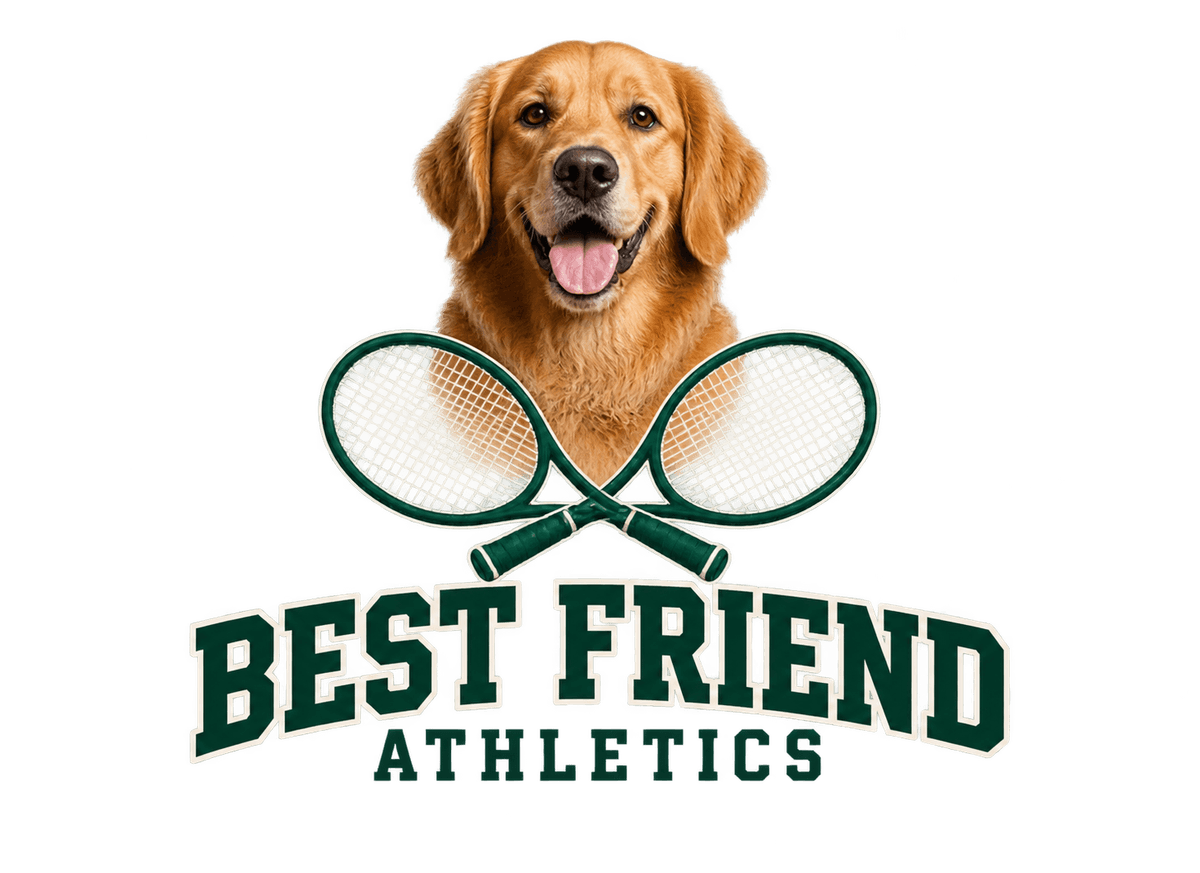 Best Friend Athletics: transparent production artwork without a garment or model
