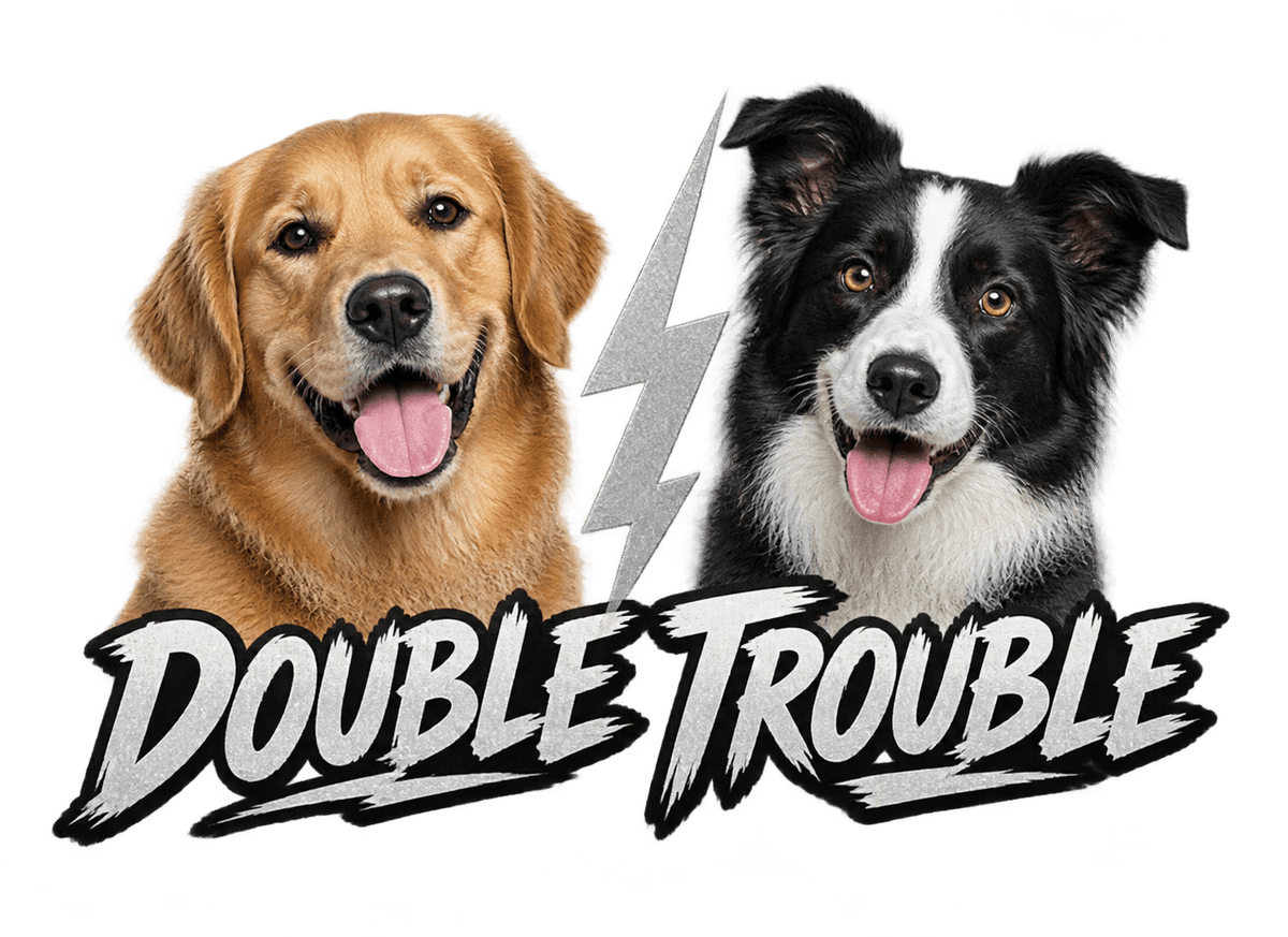Two Dog Tour: transparent production artwork without a garment or model