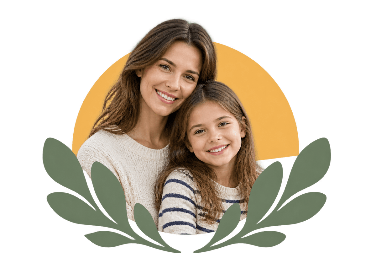 Parent Child Sunprint: transparent production artwork without a garment or model