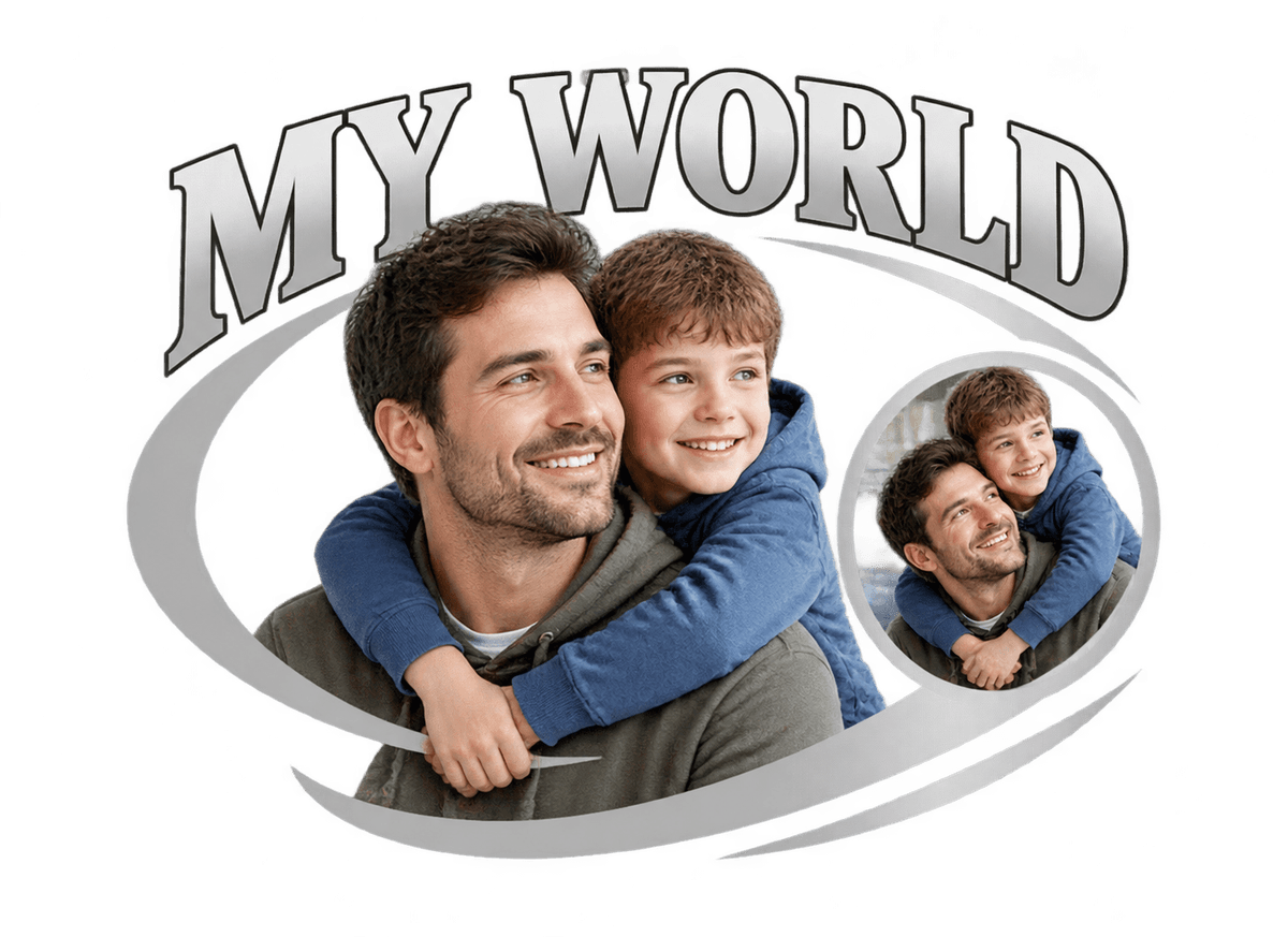 Parent Child Mainstage: transparent production artwork without a garment or model