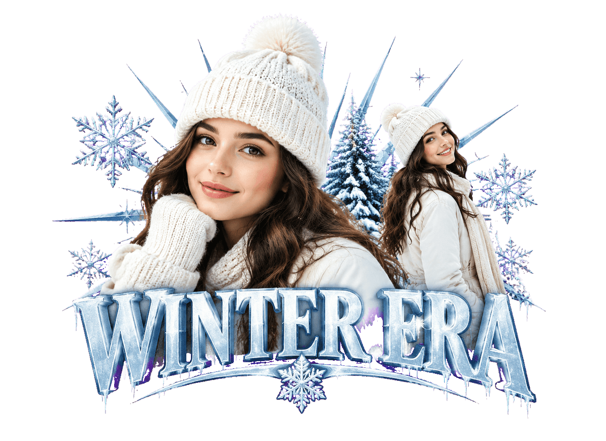 Christmas Night Tour: transparent production artwork without a garment or model
