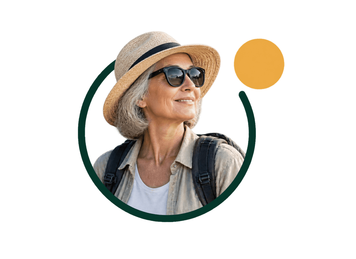 Retirement Contour: transparent production artwork without a garment or model