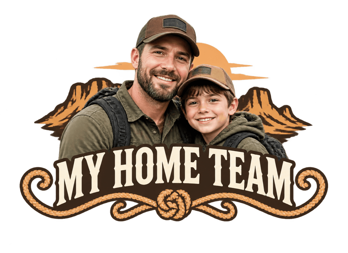Fathers Day Desert Team: transparent production artwork without a garment or model