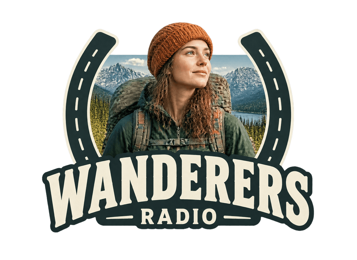 Wanderers Radio: transparent production artwork without a garment or model