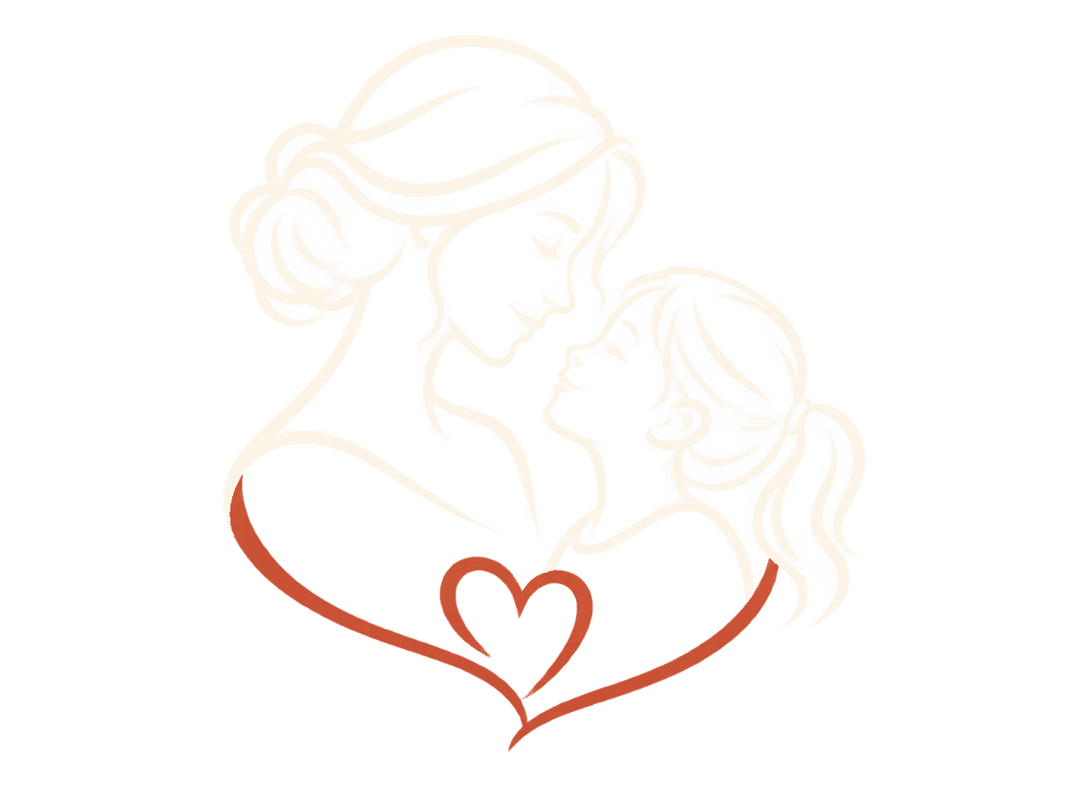 Mothers Day Ink Heart: transparent production artwork without a garment or model