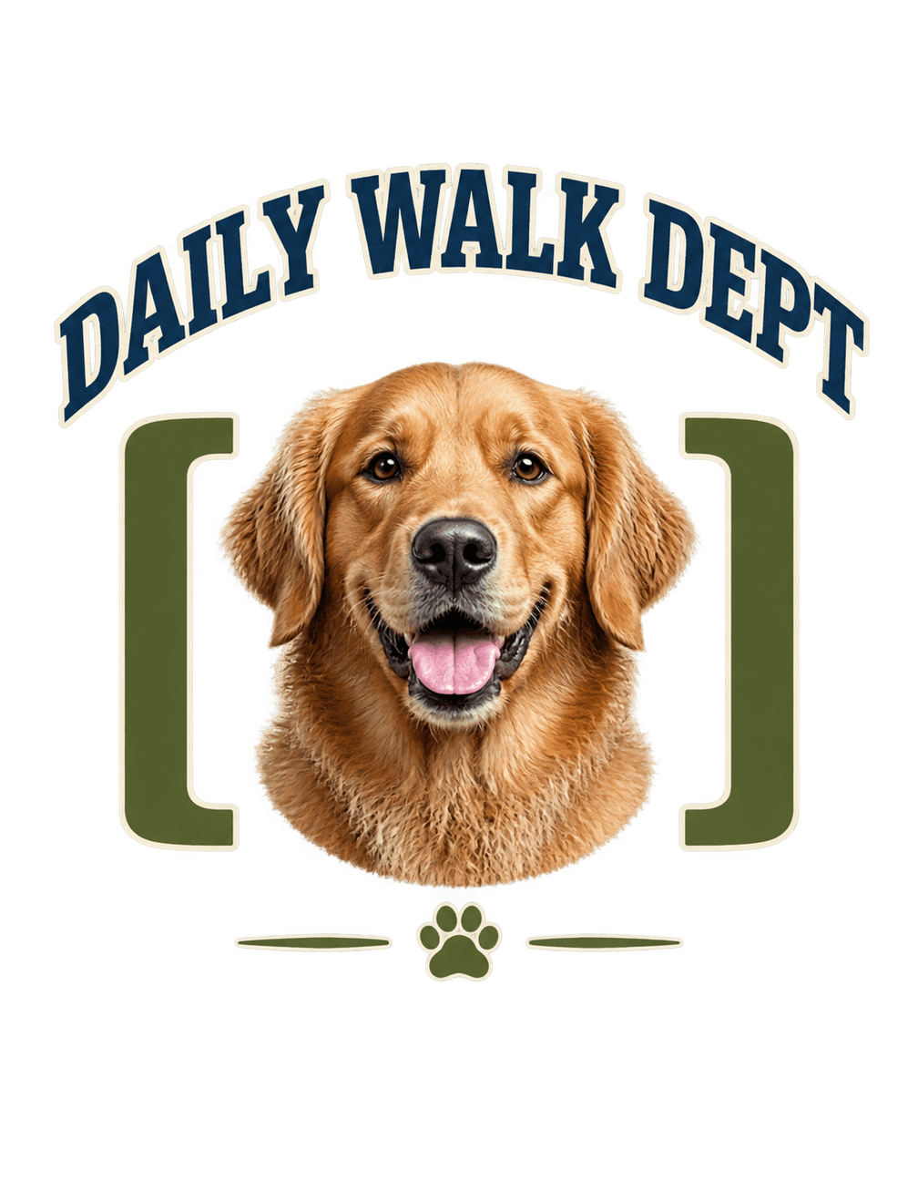 Daily Walk Department original isolated transparent print artwork