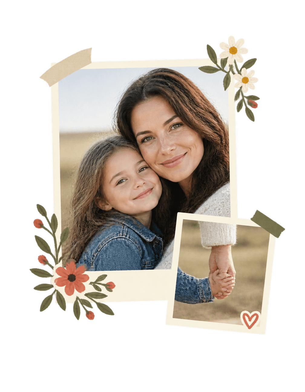 The Mom Camera Roll original isolated transparent print artwork