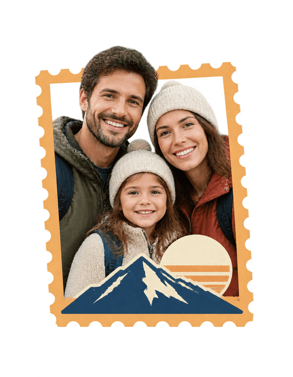 Home People Travel Stamp original isolated transparent print artwork