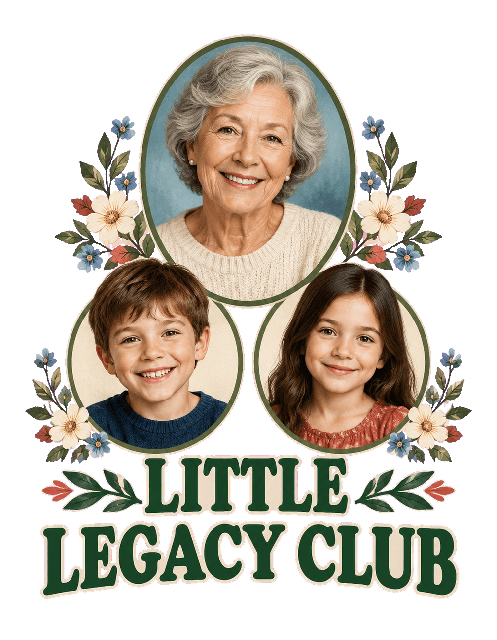 Her Little Legacy Club original isolated transparent print artwork