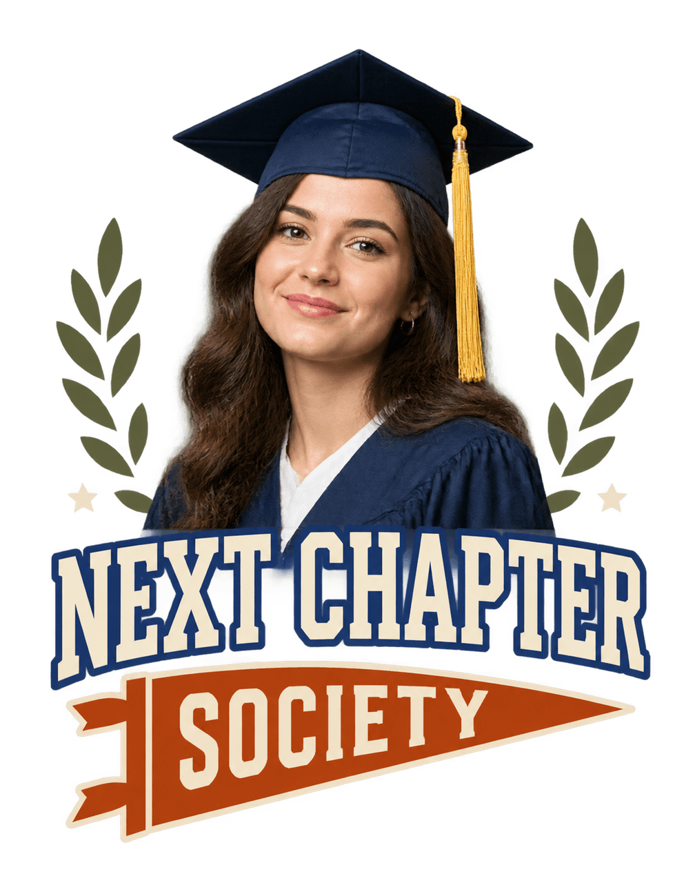 Graduate Class Society original isolated transparent print artwork