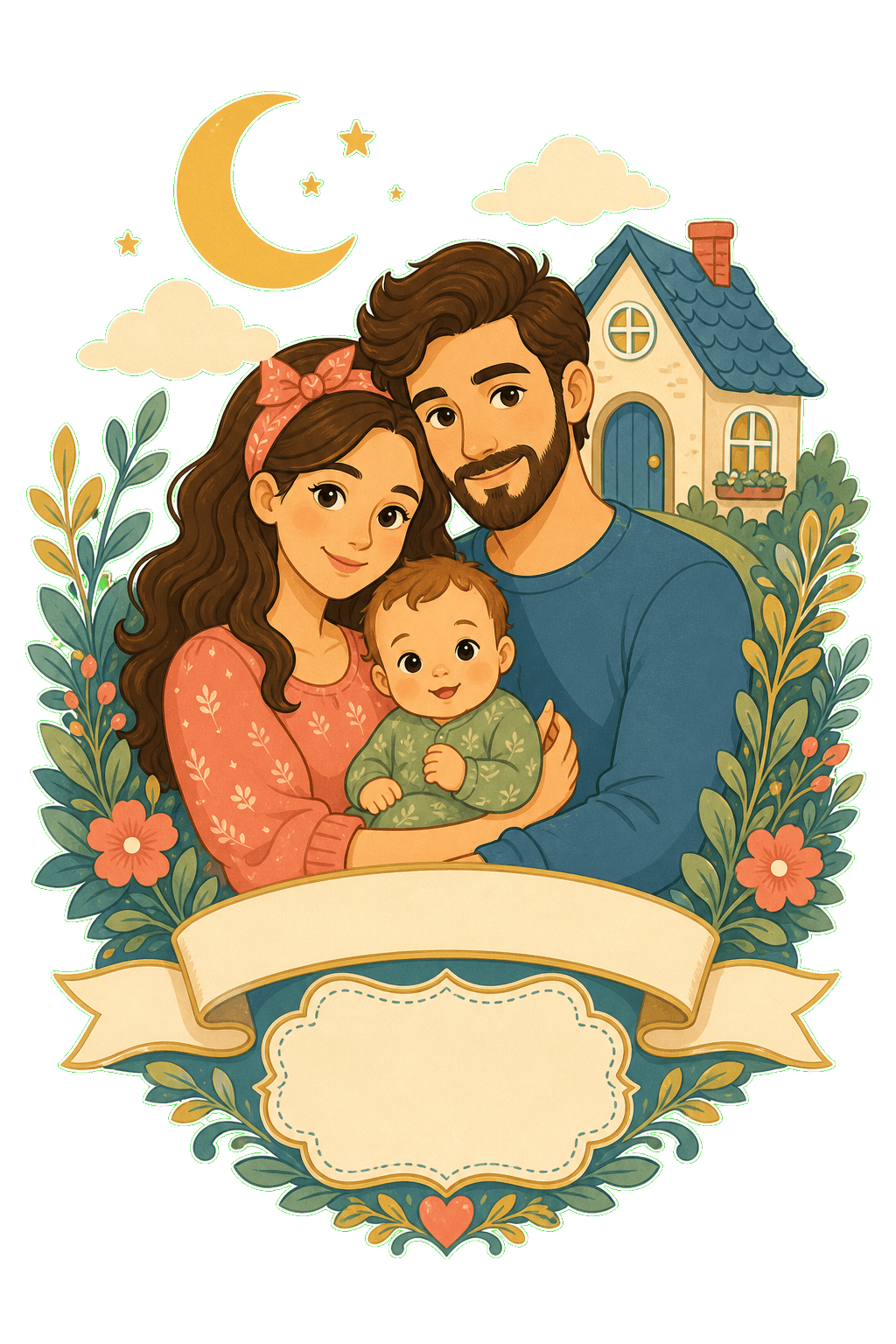 New Baby Storybook Family