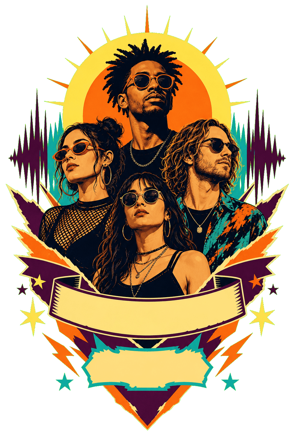 Friends Music Festival Poster