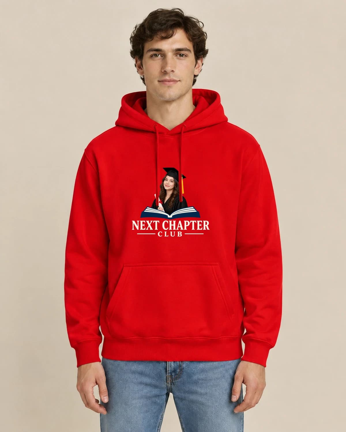 Graduate Chapter Club, men's styling of the same unisex hoodie