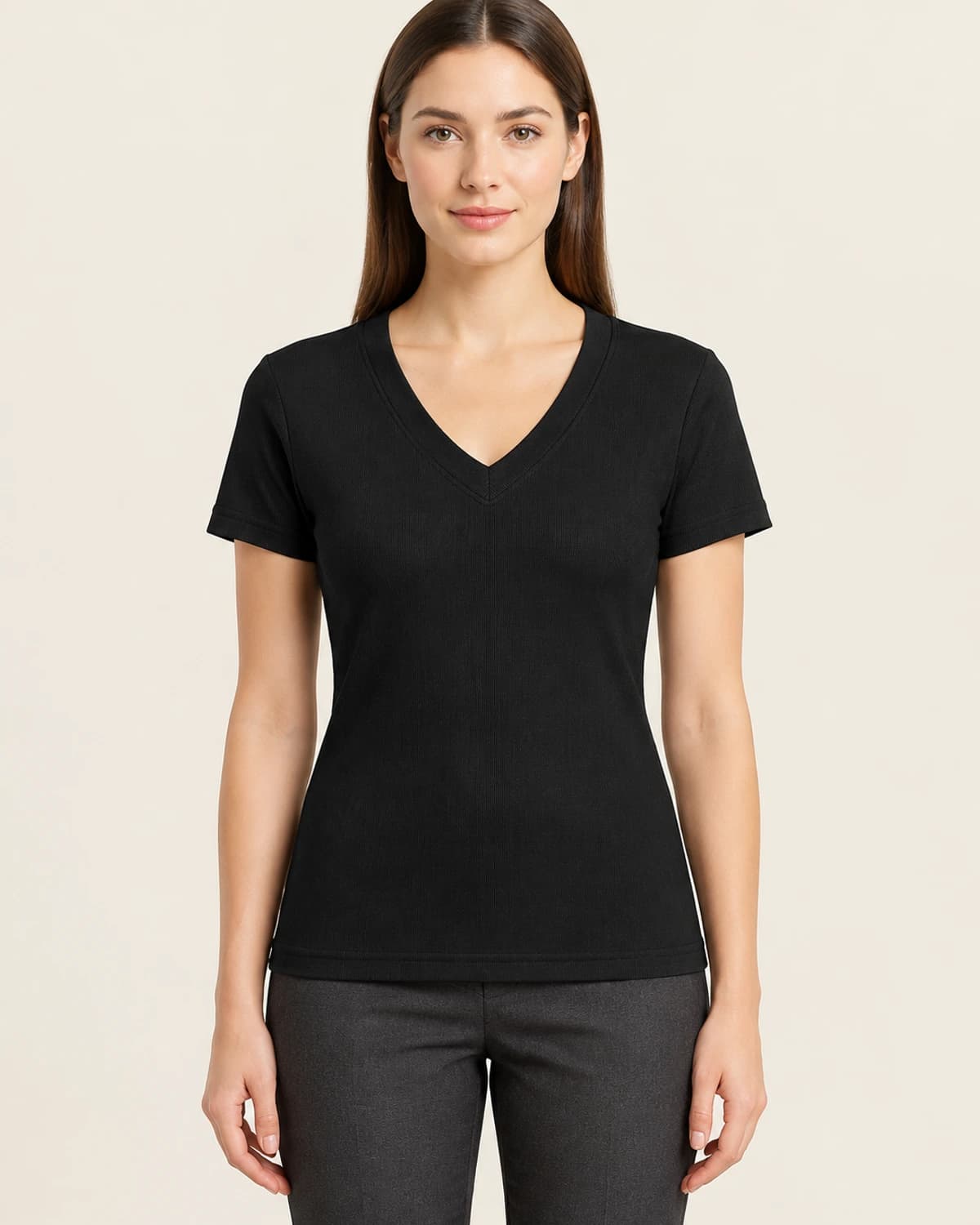 Personalized Women's V-Neck T-Shirt Gift | From Photo