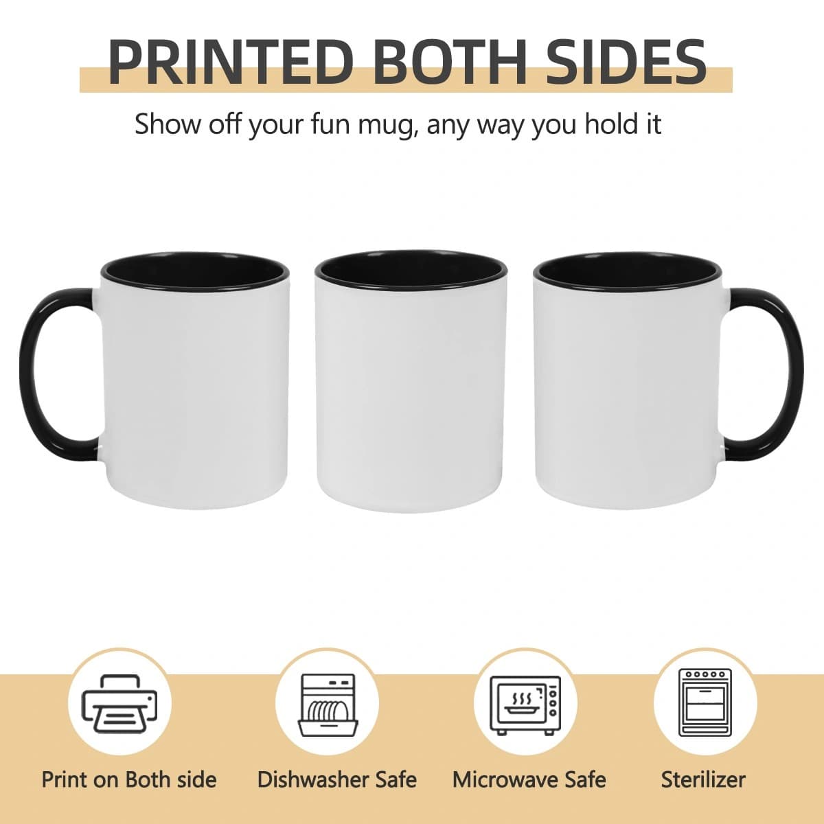 Custom 11oz Ceramic Mug - alternate view