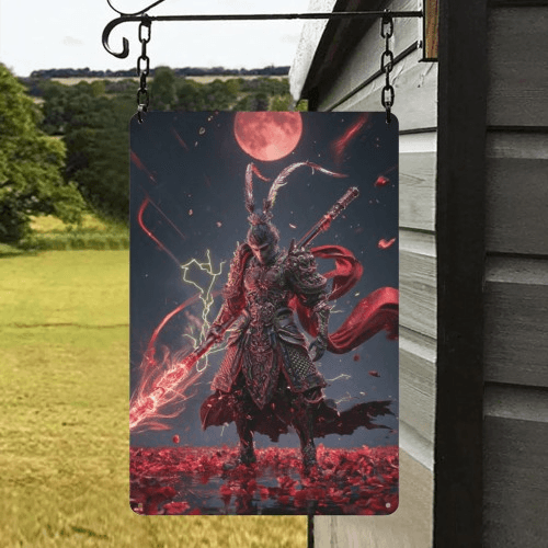 Custom 8 x 12 in Vertical Tin Sign - alternate view