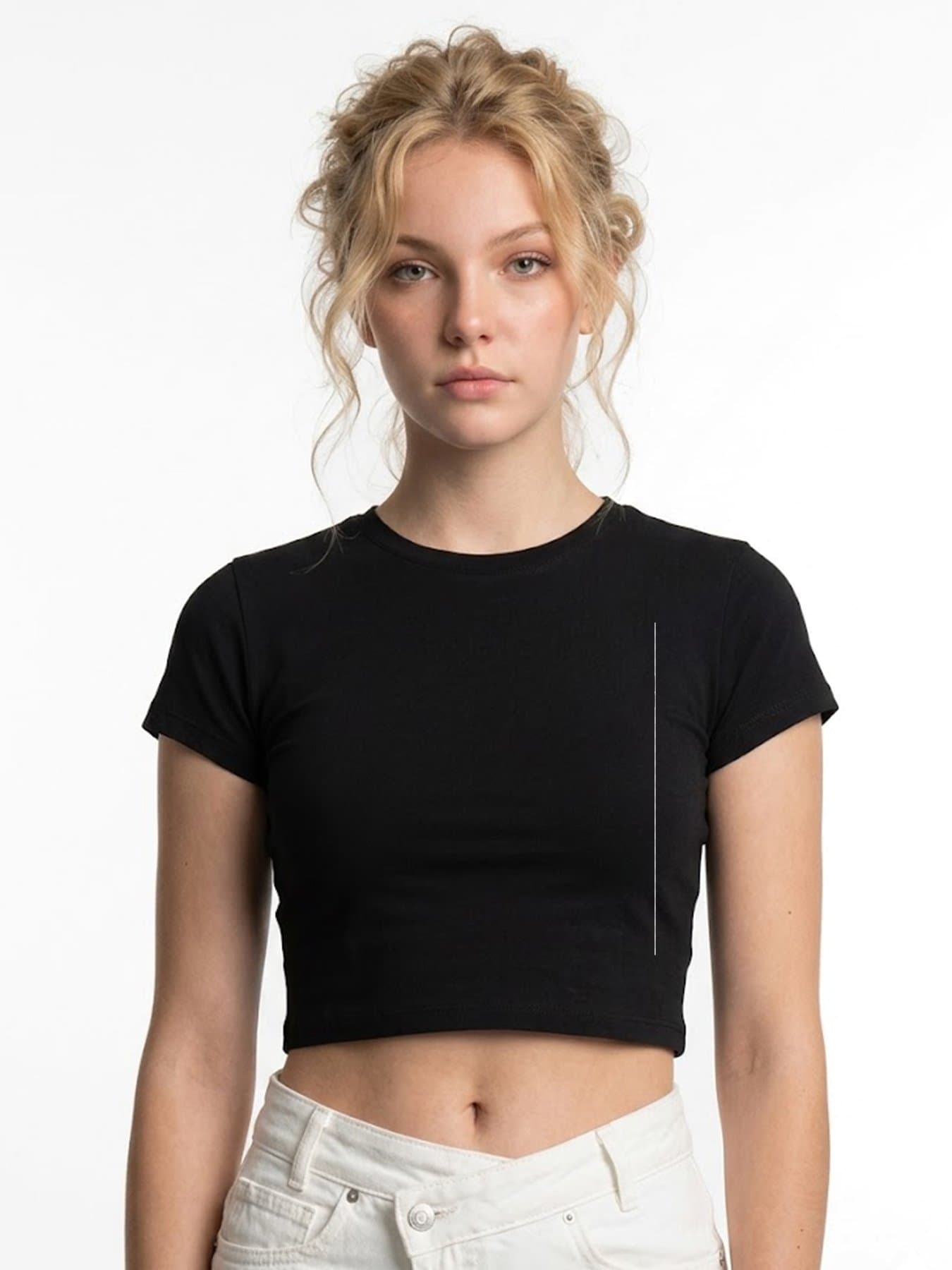 Personalized Women's Photo Crop Top Gift - alternate view